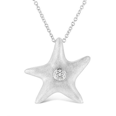 18" 925 Silver Diamond Accent Praying Angel Necklace 18" 925 Silver Diamond Accent Praying Angel Necklace